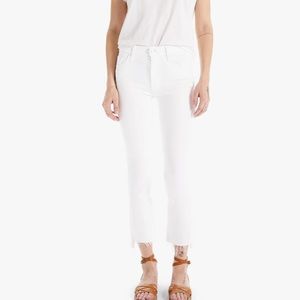 Mother Denim Insider Crop Step Fray